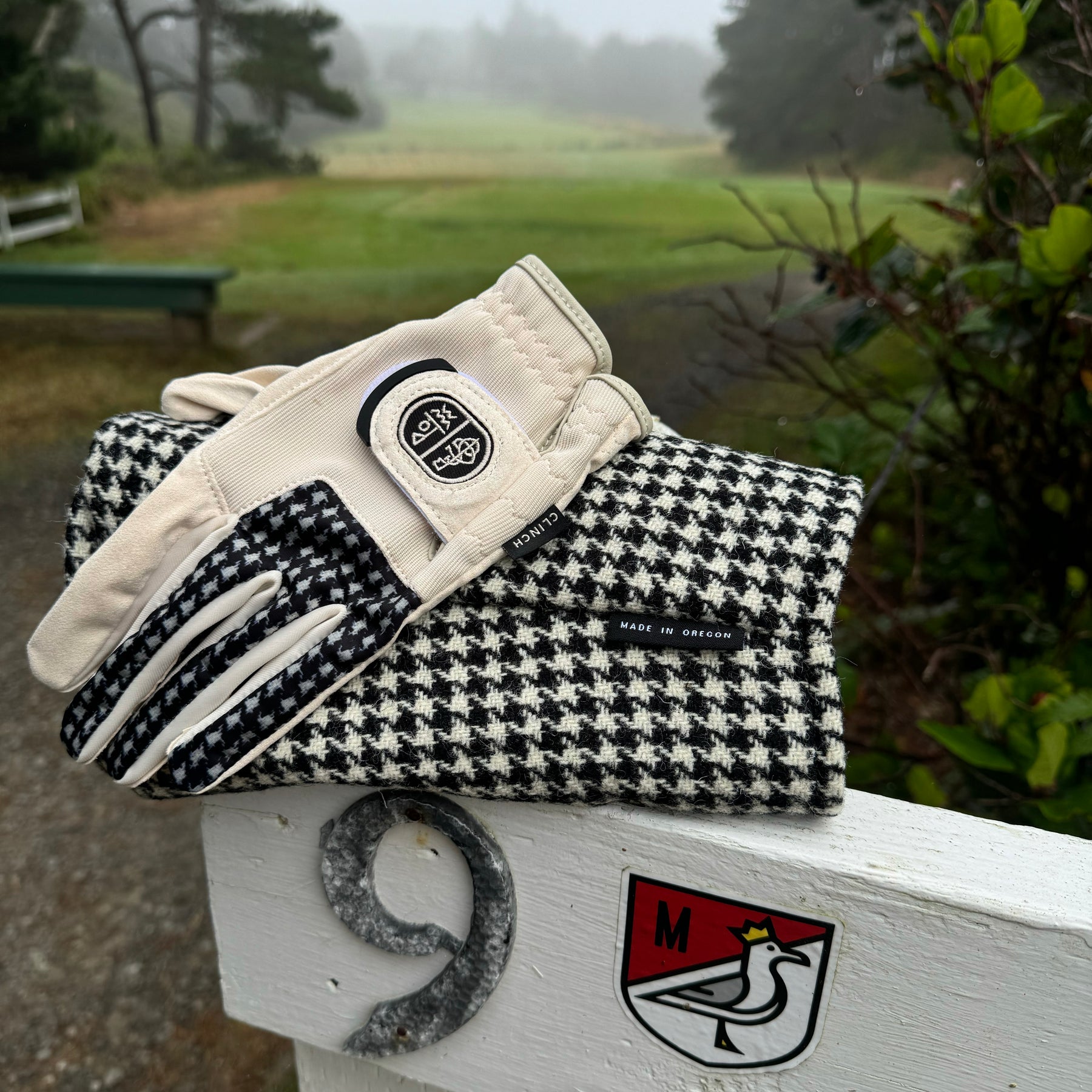 Clinch x Seamus Golf Houndstooth Tactile Glove